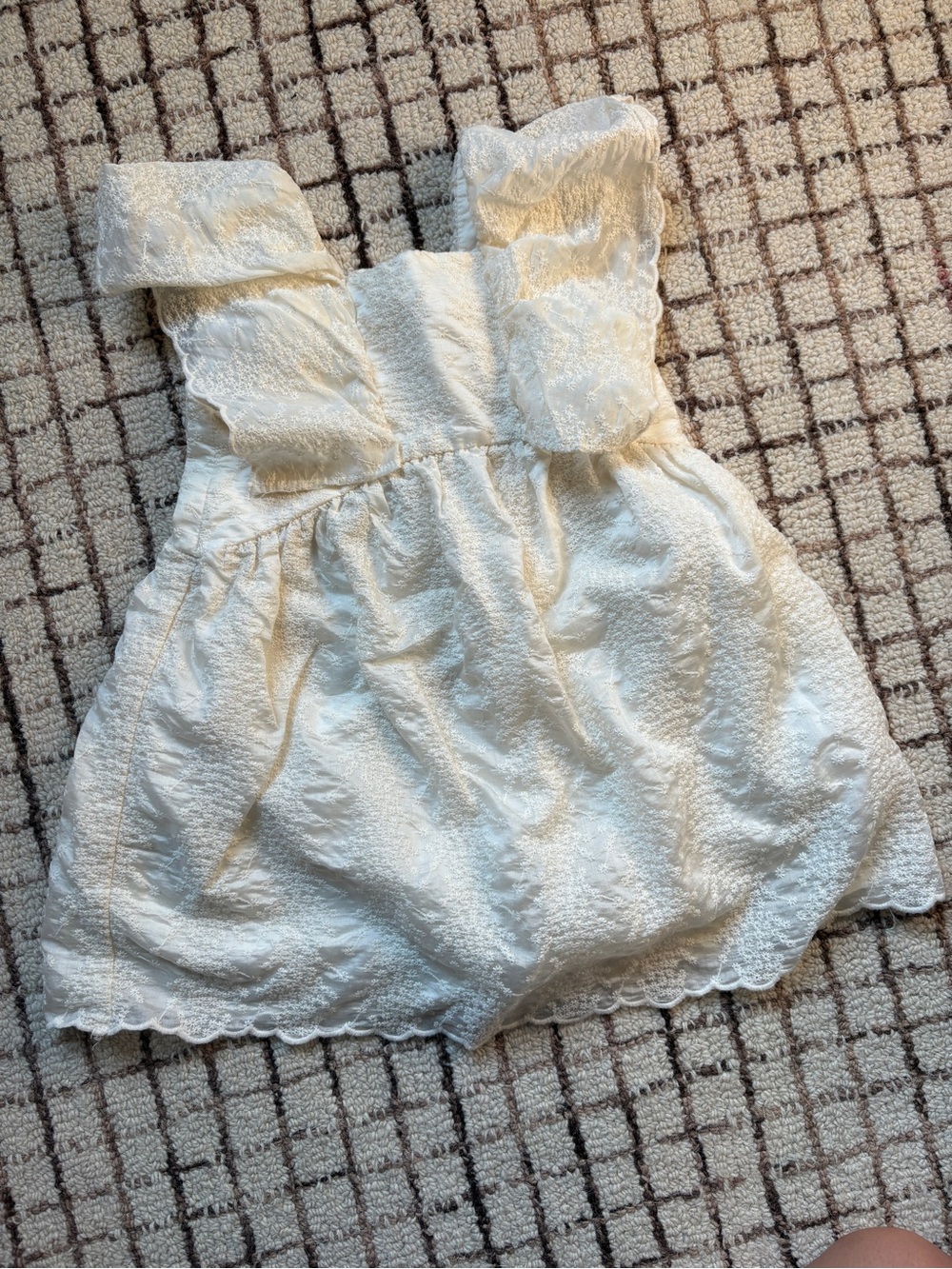 Zara White Lace Formal Girls Dress